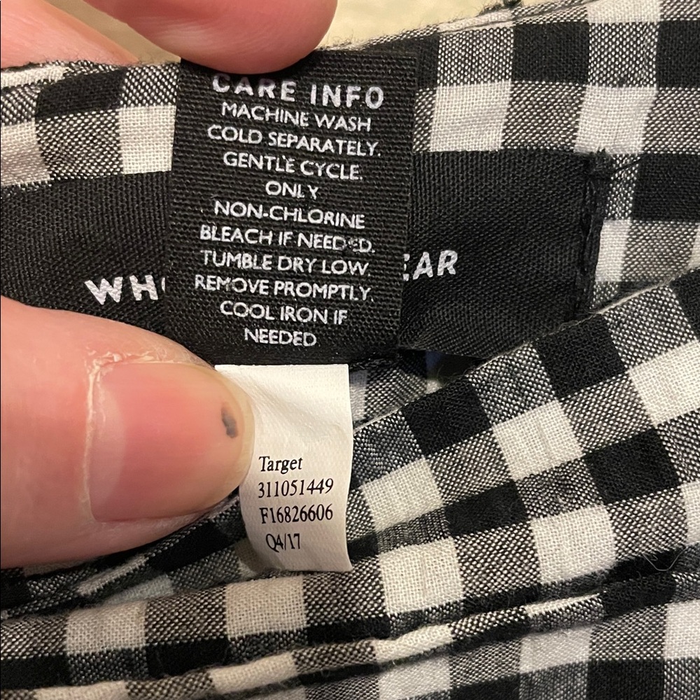 Who What Wear brand Checkered Skirt - Picture 3 of 7